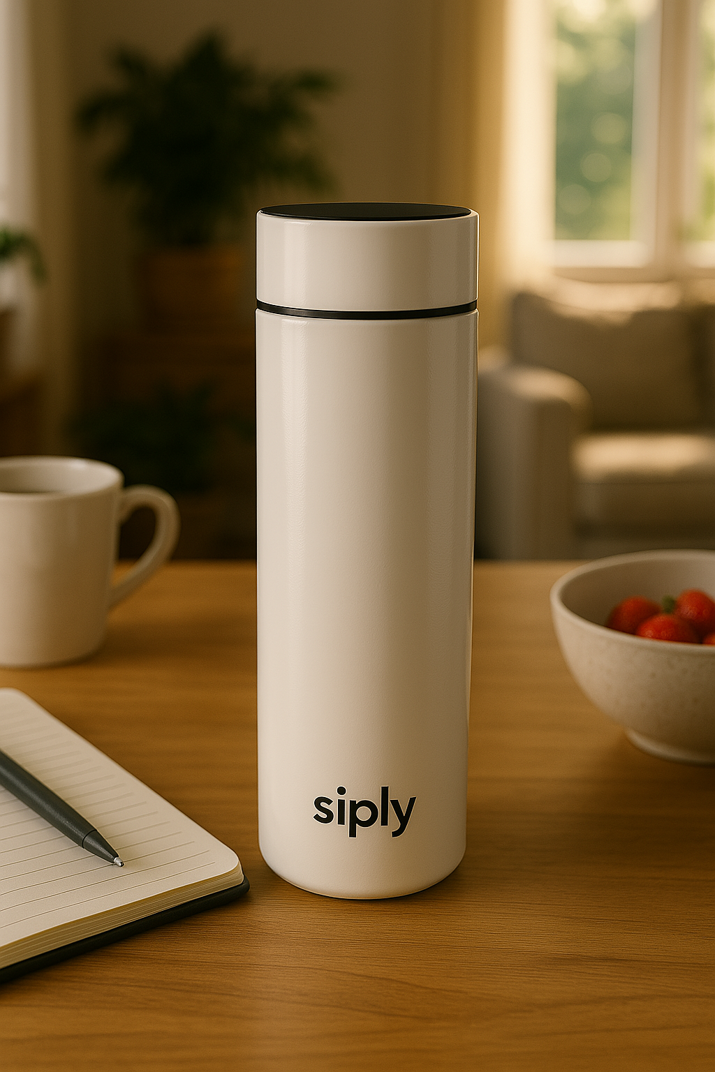 Smart Termoska Siply – Digitální teploměr, 0.4l, Nerez | Siply