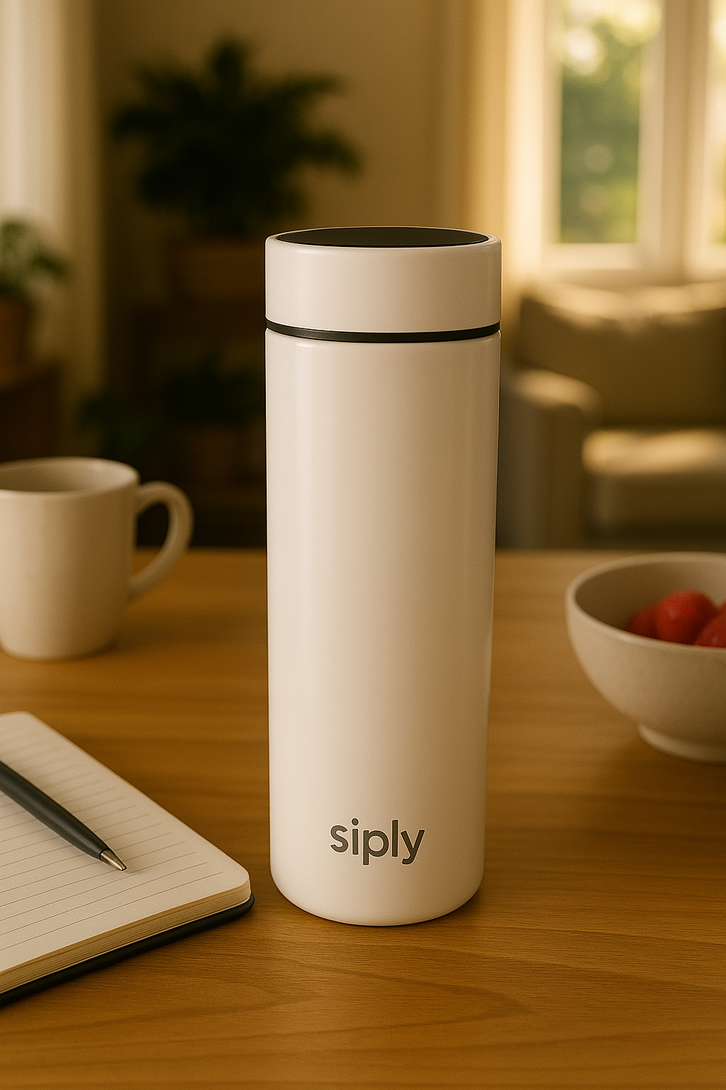 Smart Termoska Siply – Digitální teploměr, 0.4l, Nerez | Siply