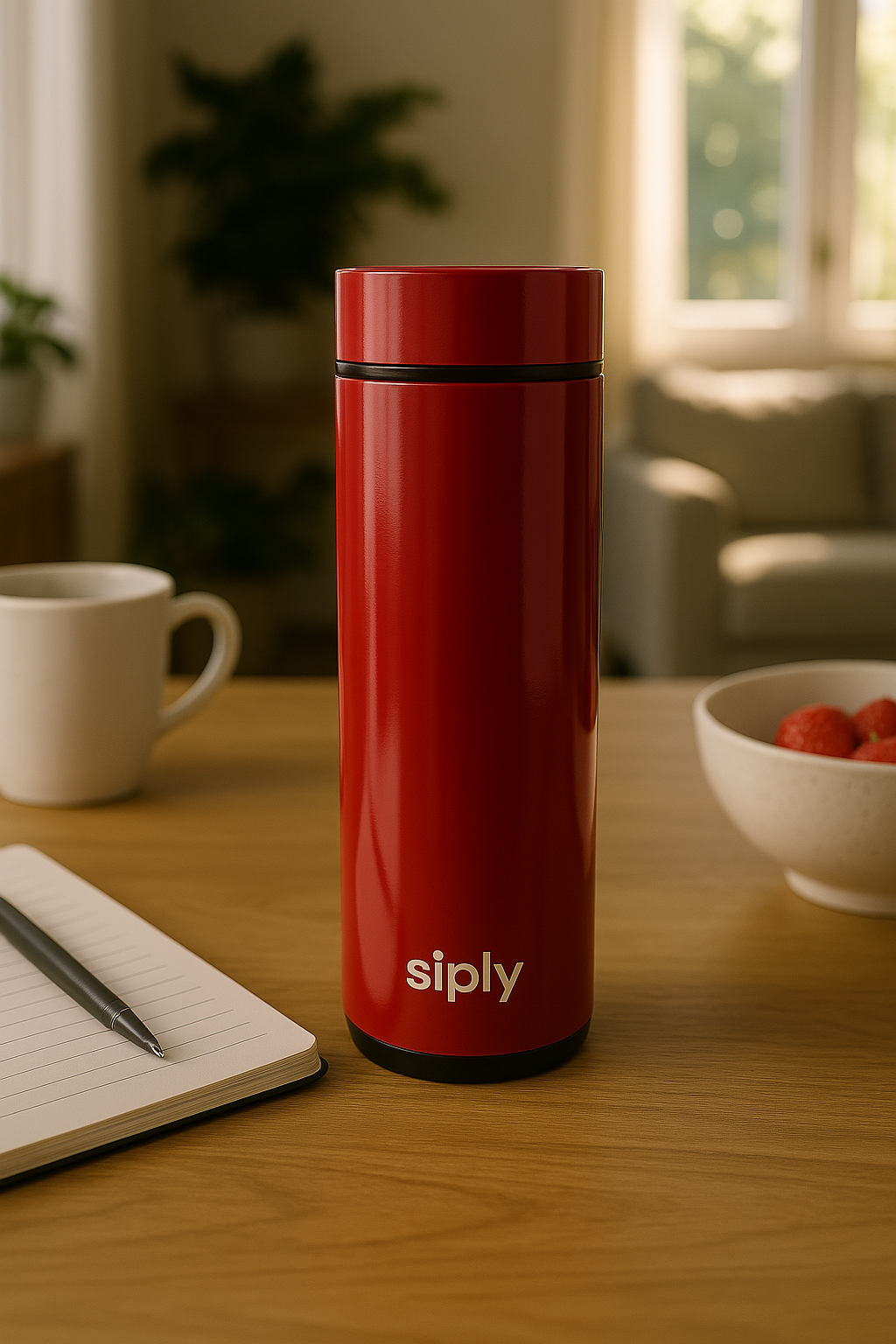 Smart Termoska Siply – Digitální teploměr, 0.4l, Nerez | Siply