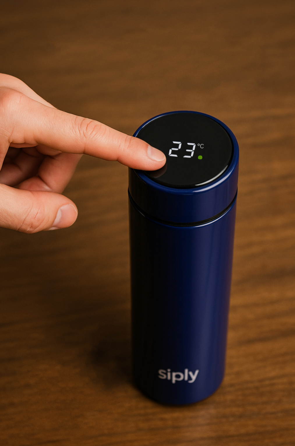 Smart Termoska Siply – Digitální teploměr, 0.4l, Nerez | Siply